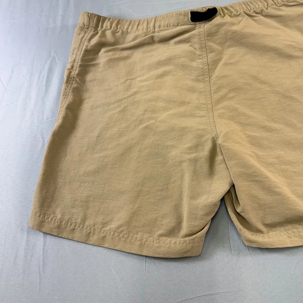 The North Face Mens Large Tan Nylon Hiking Shorts Mesh Lined‎ Belted RN61661